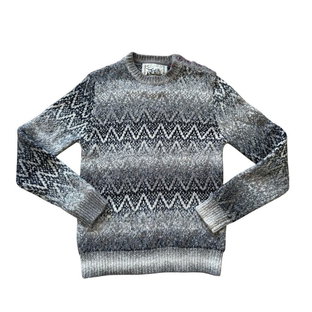 FCUK Wool Blend Mens Sweater, size Medium, Thick & Heavy
